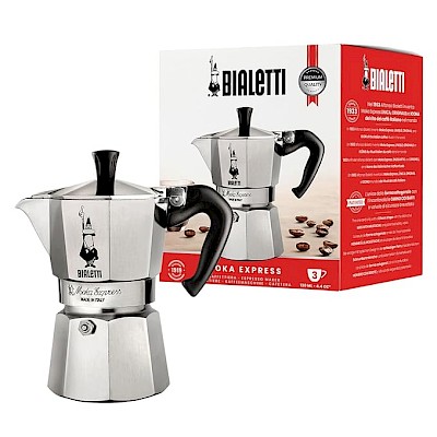 Bialetti Moka Express Iconic Italian Stovetop Espresso Maker