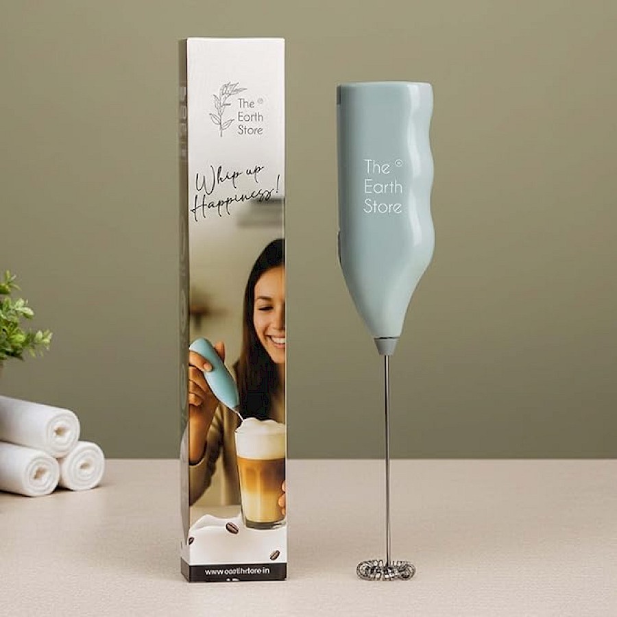 The Earth Store Swifther Handheld Assorted Coffee Frother Electric Milk Frother
