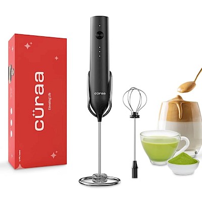 CÜRAA Milk Frother for Coffee