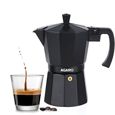 AGARO Classic Moka Pot, Stovetop, Espresso Coffee Maker