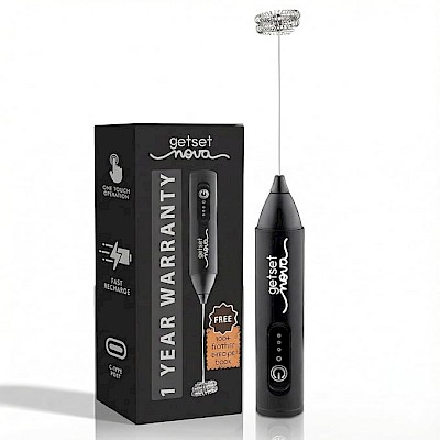 Coffee Frother Electric Rechargeable Coffee Maker Machine