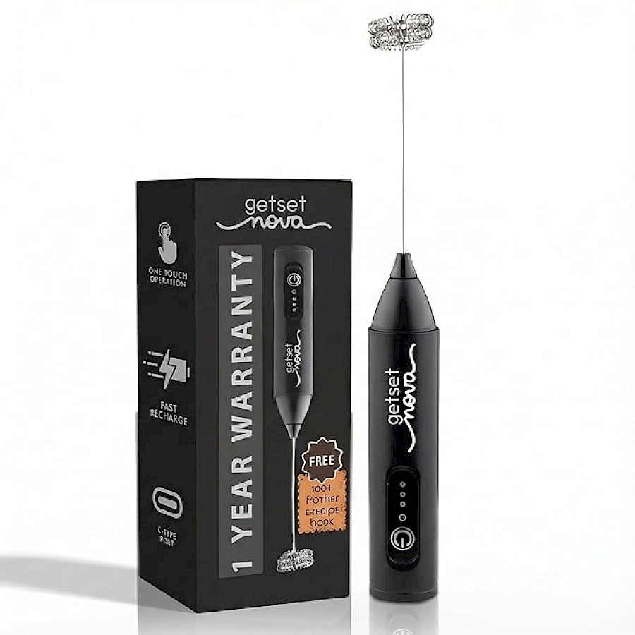 Coffee Frother Electric Rechargeable Coffee Maker Machine