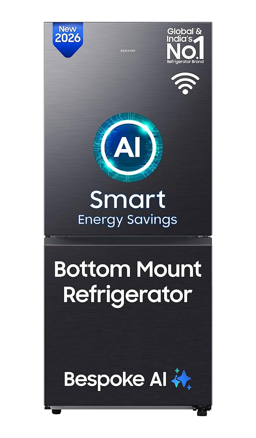 Samsung 458L Bespoke AI Double Door Refrigerator