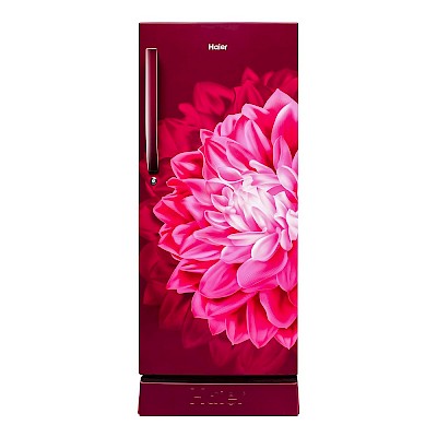 Haier 190L Red Dahelia Single Door Refrigerator