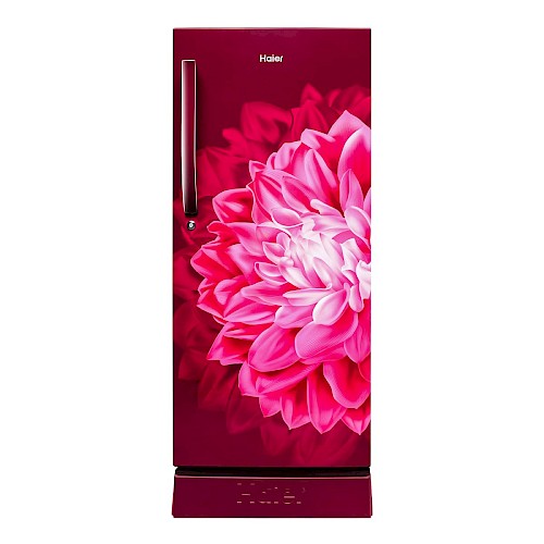 Haier 190L Red Dahelia Single Door Refrigerator