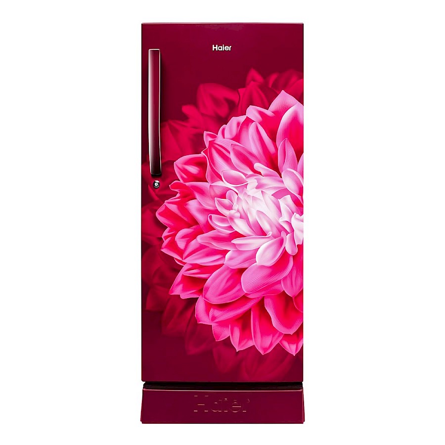 Haier 190L Red Dahelia Single Door Refrigerator