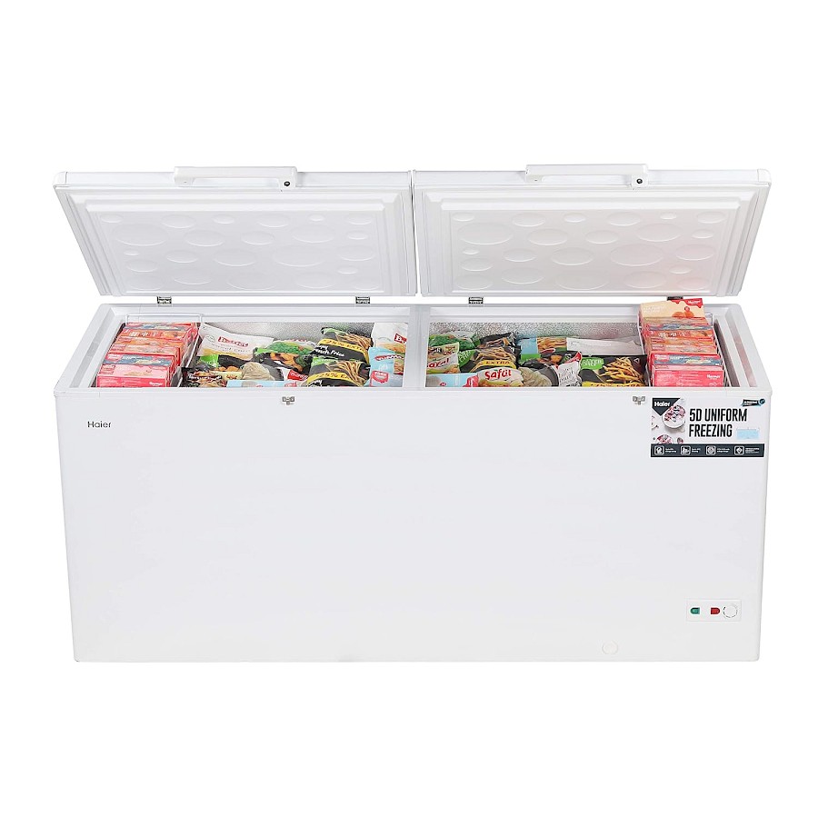Haier 519L Convertible Double Door Deep Freezer
