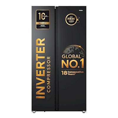 Haier 540L 3 Star Side-by-Side Refrigerator