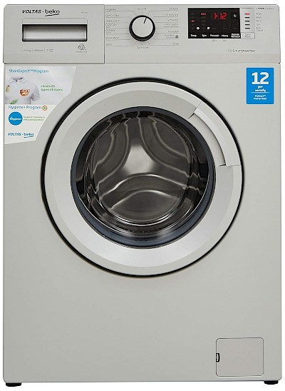 Voltas Beko 6.5 kg Inverter Fully Automatic Front Load Washing Machine (WFL65S, Silver)