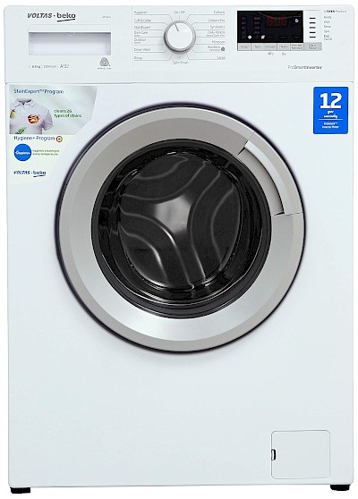 Voltas Beko 6.5 kg Inverter Fully Automatic Front Load Washing Machine (WFL65W, White)