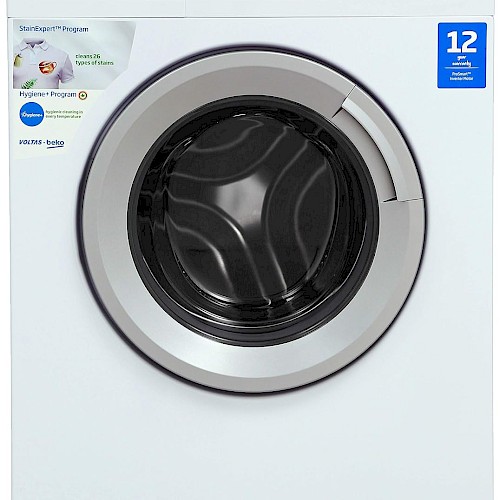 Voltas Beko 6.5 kg Inverter Fully Automatic Front Load Washing Machine (WFL65W, White)