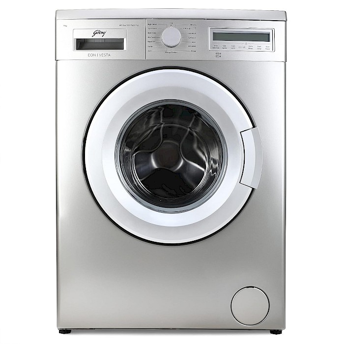 Godrej 7 kg Fully Automatic Front Load Washing Machine (WF EON 7012 PASC SV, Silver)